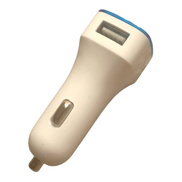 Portable USB Car Charger 2-Ports Adapter Auto 12V New - Picture 2 of 2